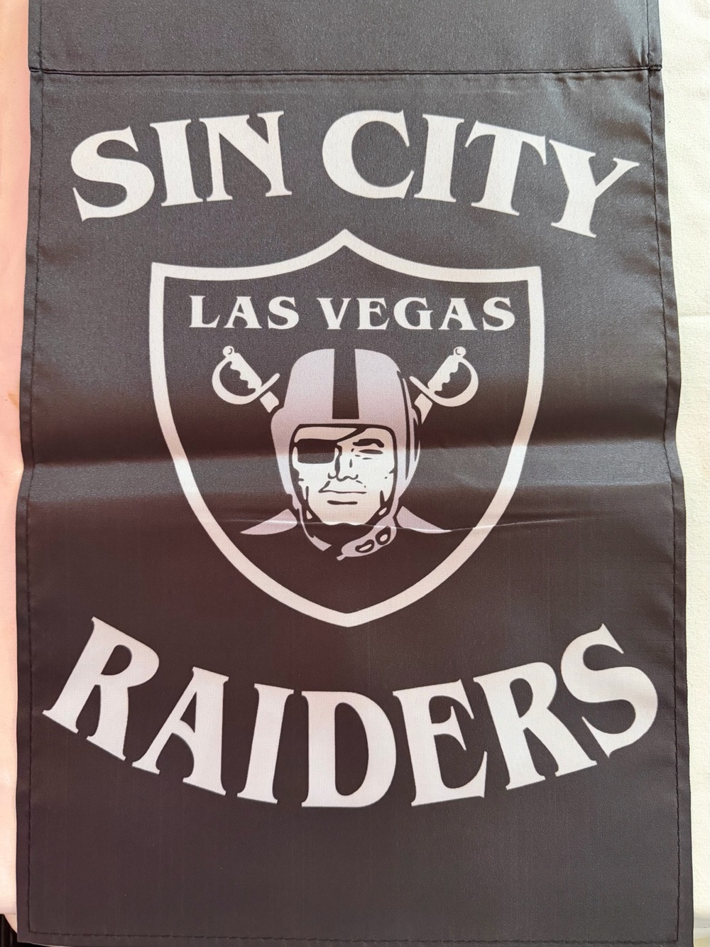 Sin city Las Vegas raiders garden flag